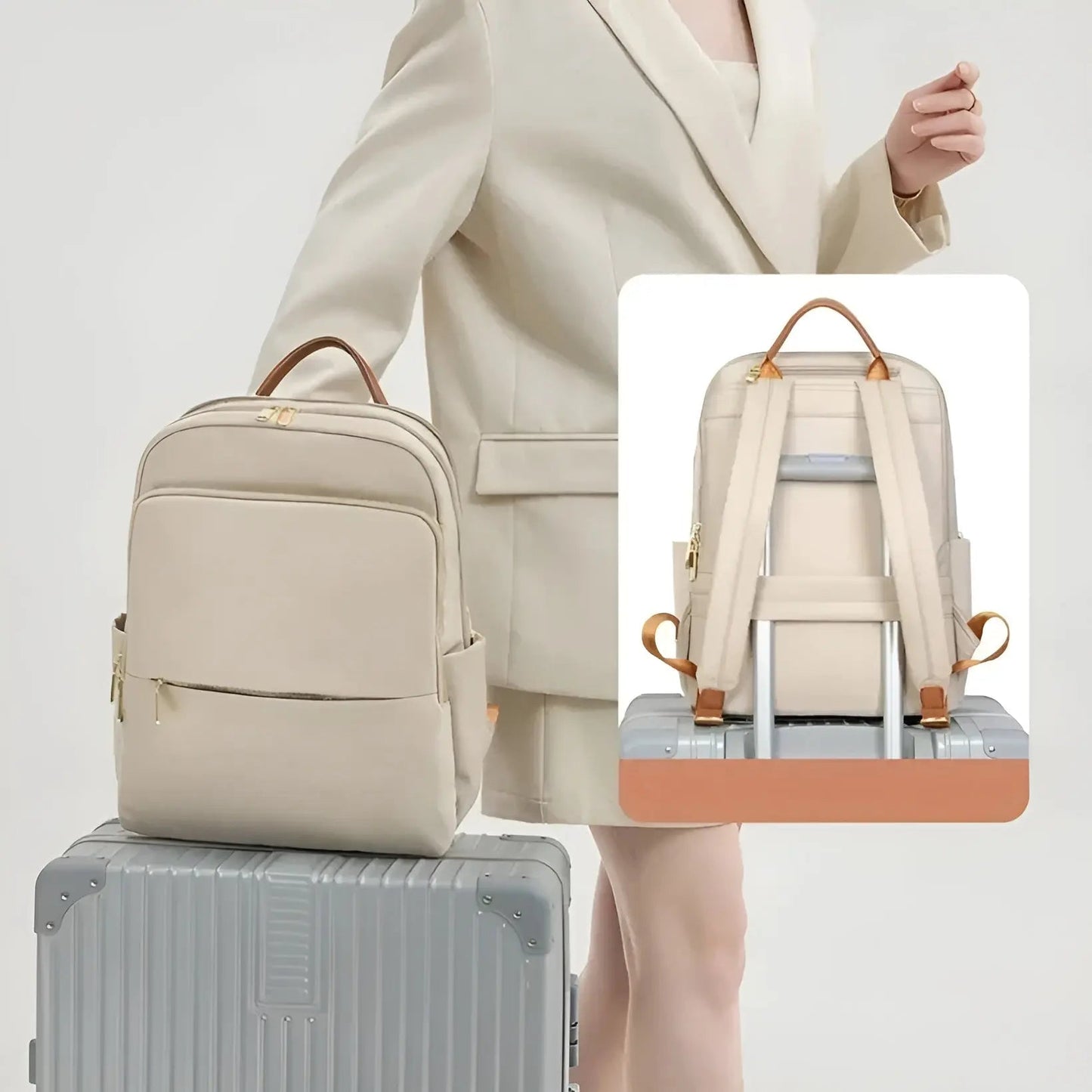Organized Elegant Backpack for 14-Inch Laptop