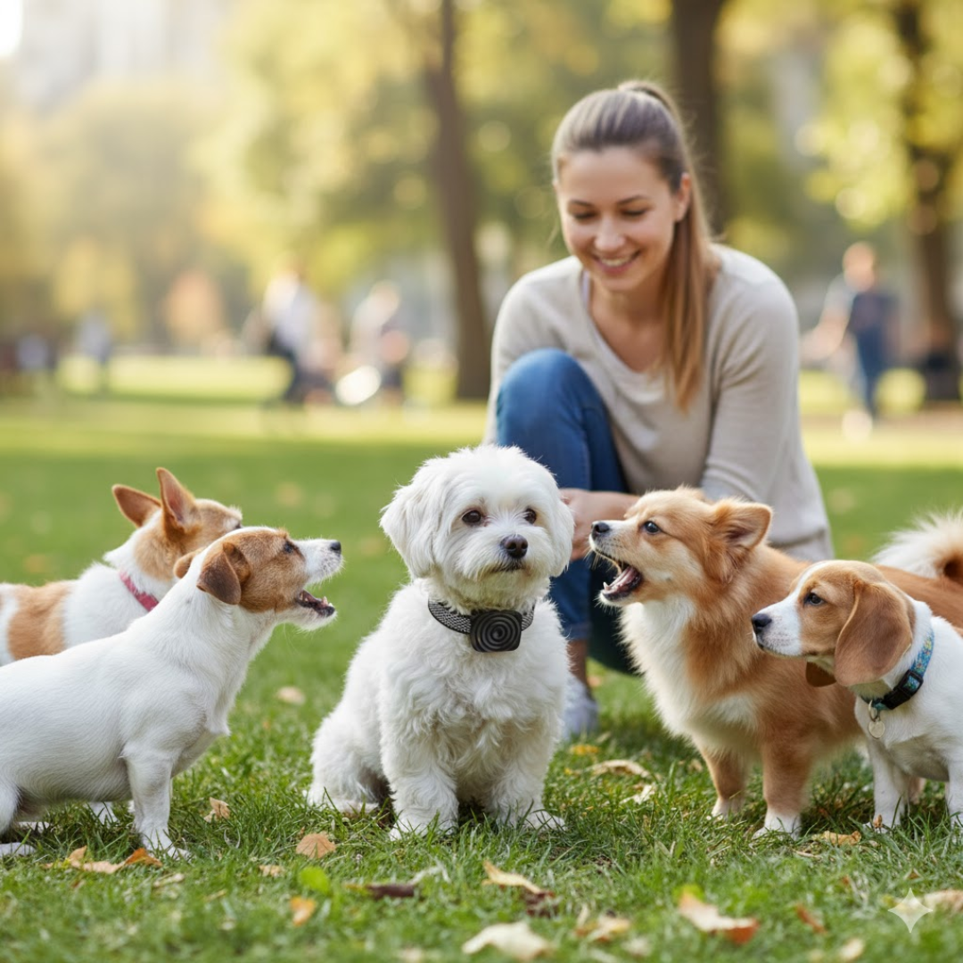 Gentle Vibration Training Collar for Small Dogs