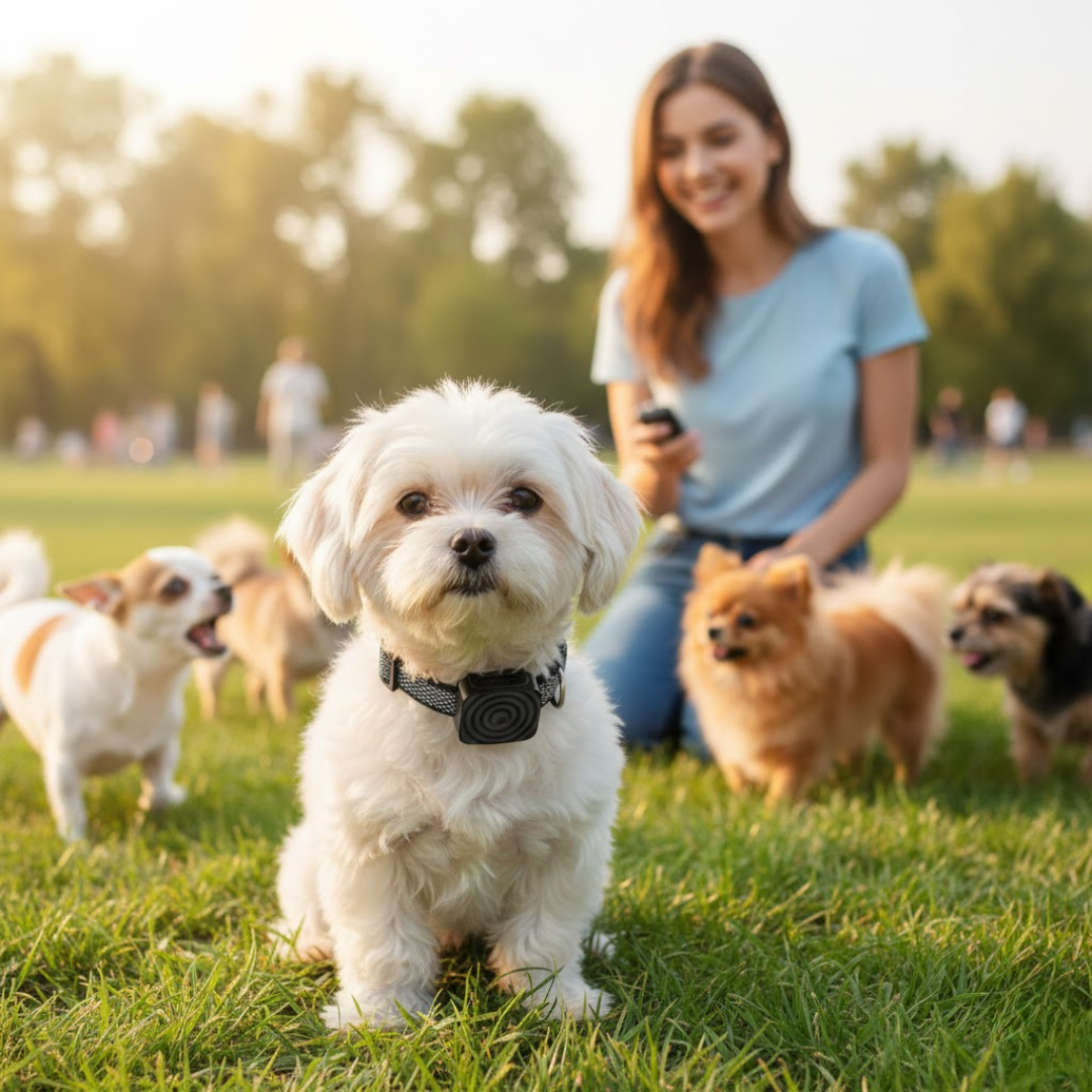 Gentle Vibration Training Collar for Small Dogs