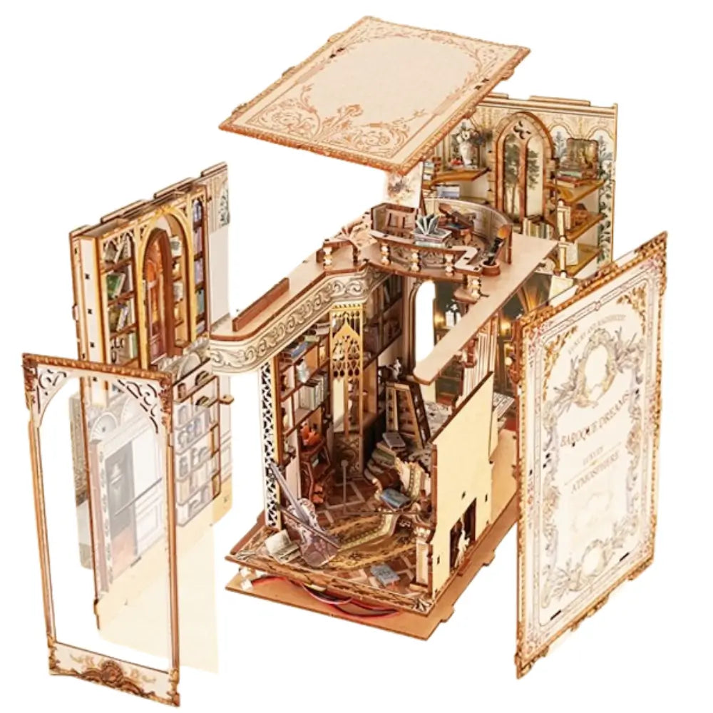 Enchanted LED Book Nook Library Display