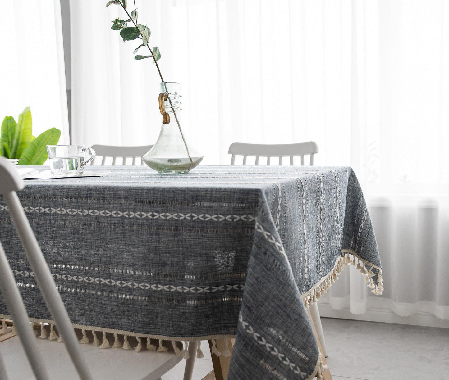 Linen Tablecloth for Indoor and Outdoor Events