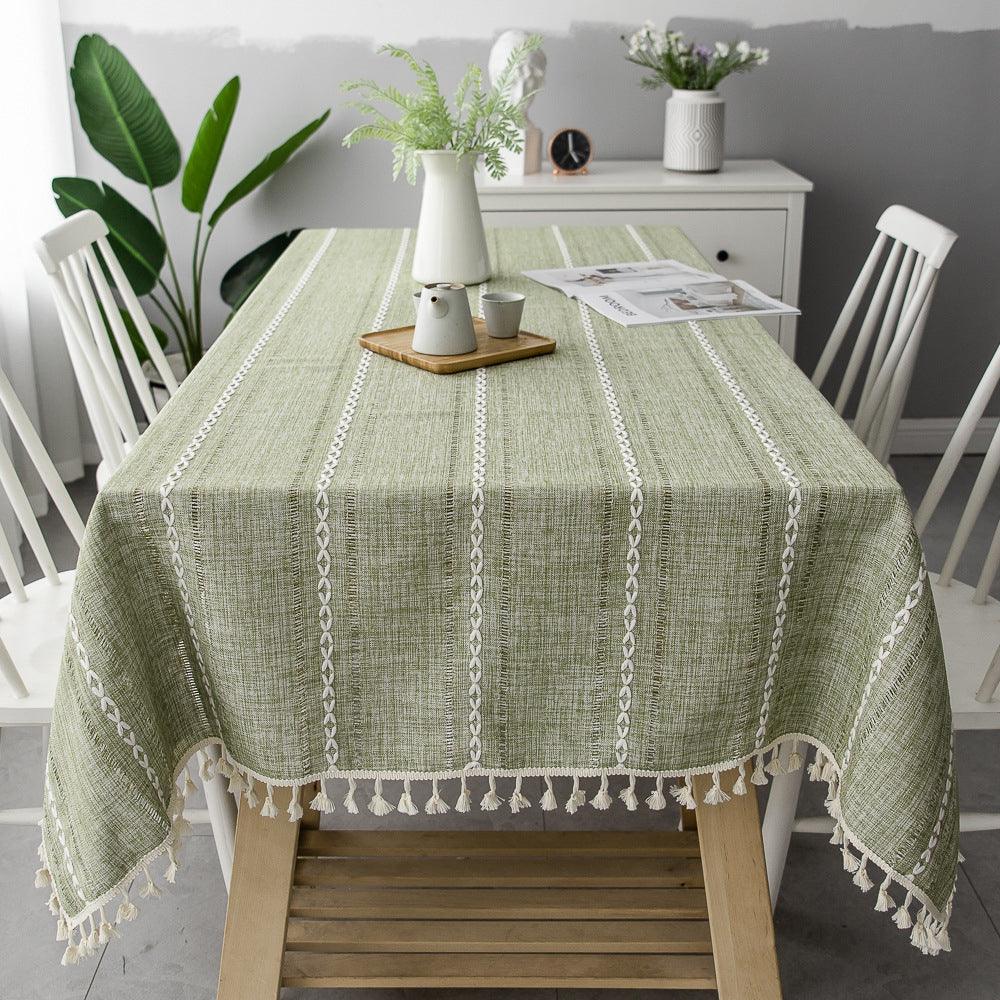 Linen Tablecloth for Indoor and Outdoor Events