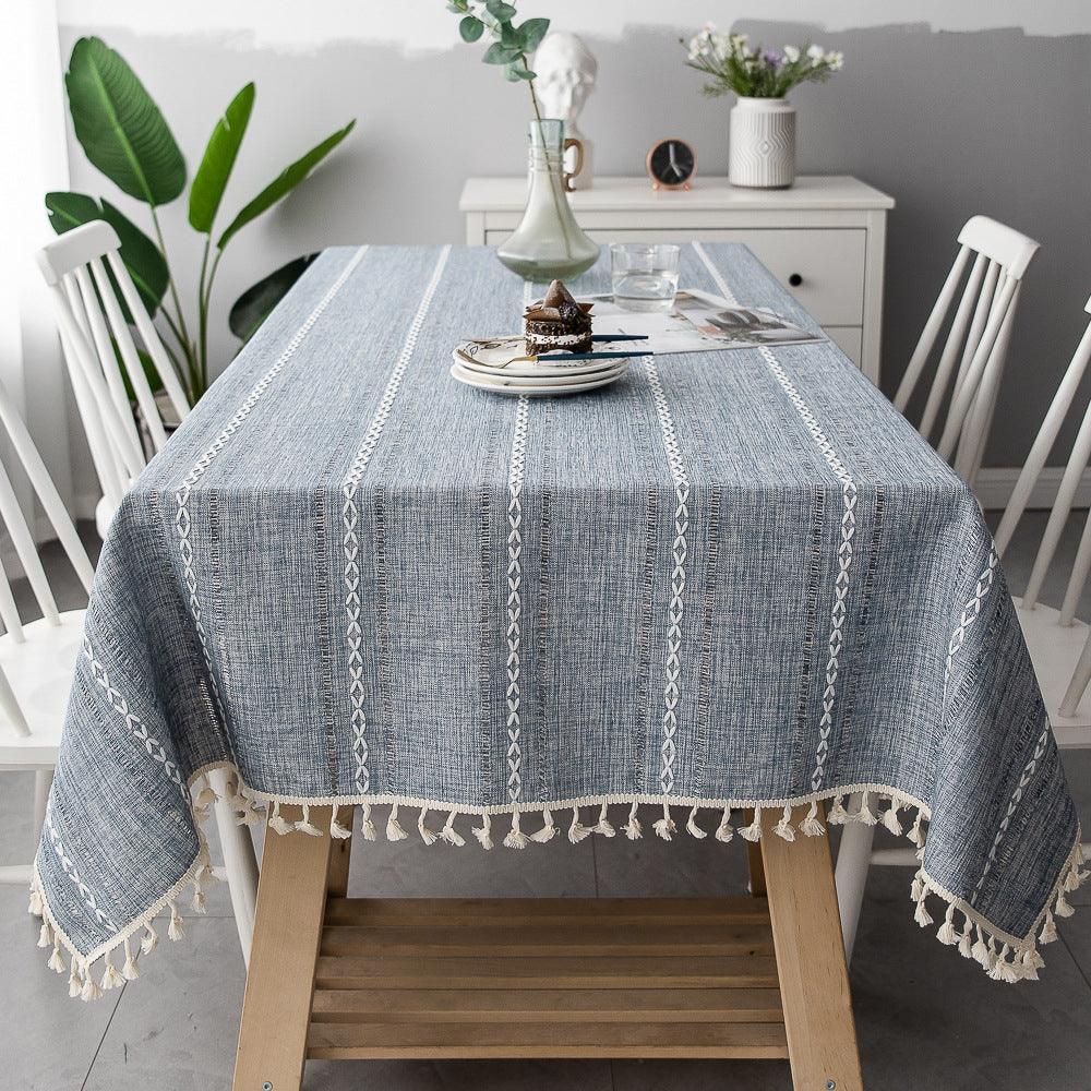 Linen Tablecloth for Indoor and Outdoor Events
