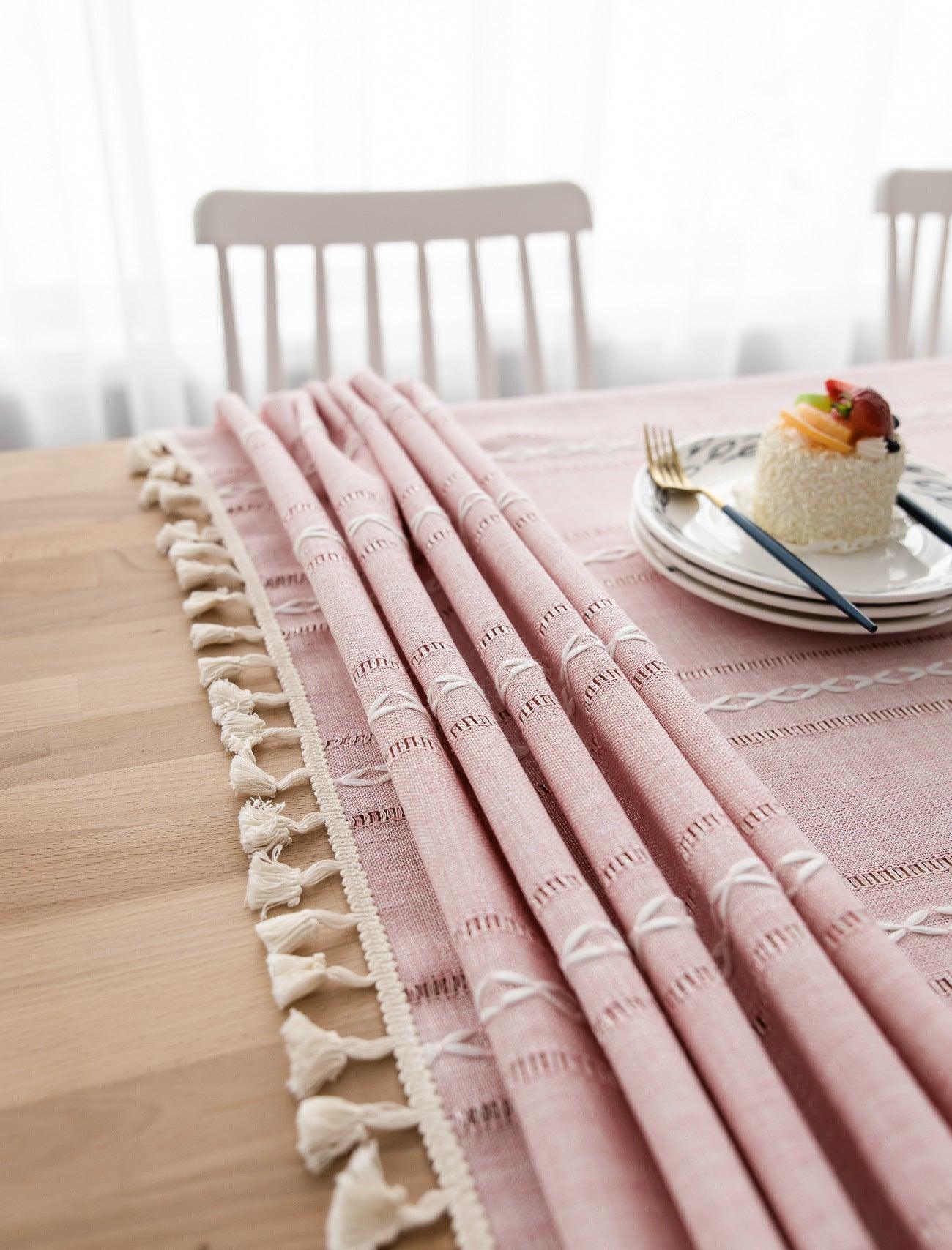 Linen Tablecloth for Indoor and Outdoor Events
