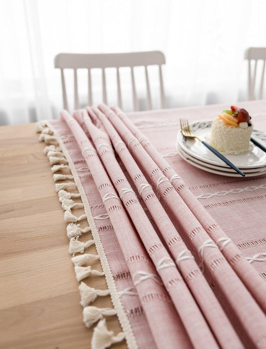 Linen Tablecloth for Indoor and Outdoor Events