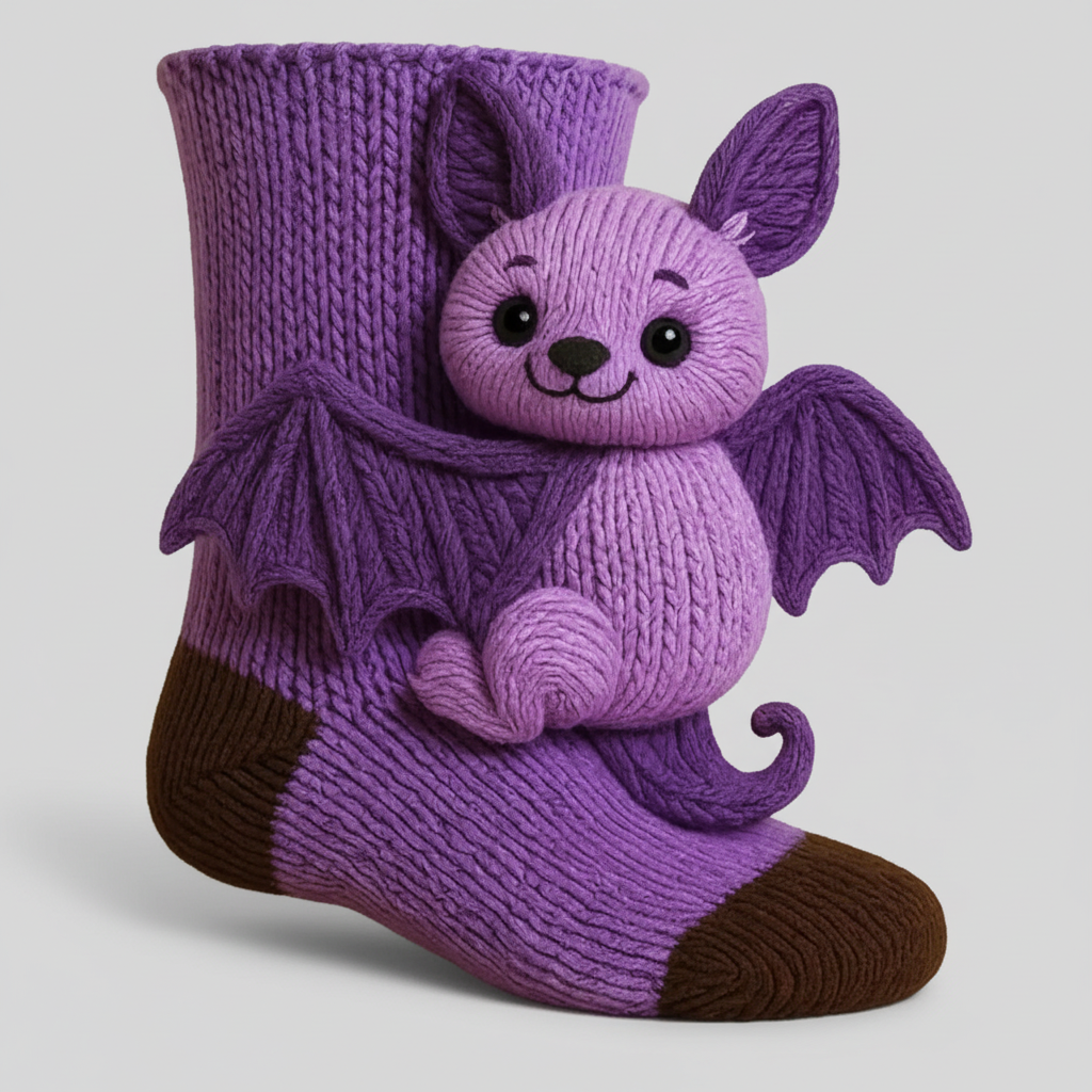 Hugging Animal Plush Cozy Socks for Comfort and Warmth
