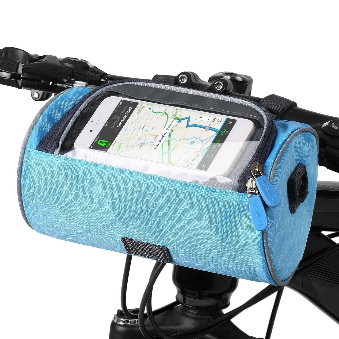 Waterproof Bike Bag with Touchscreen Window and Secure Mounting