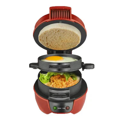 Manual Multifunctional Burger Press with Non-Stick Surface