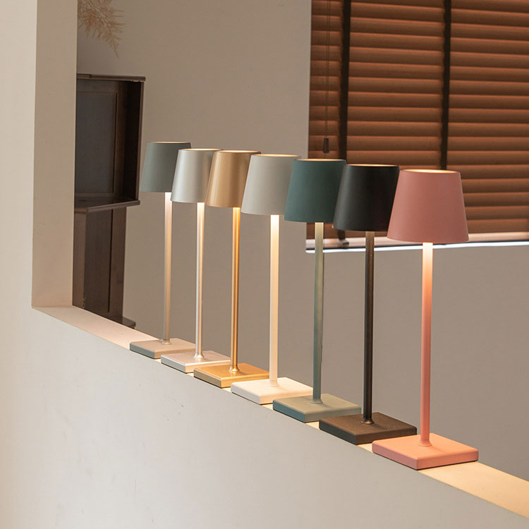 Rechargeable Wireless Table Lamp with Adjustable Brightness