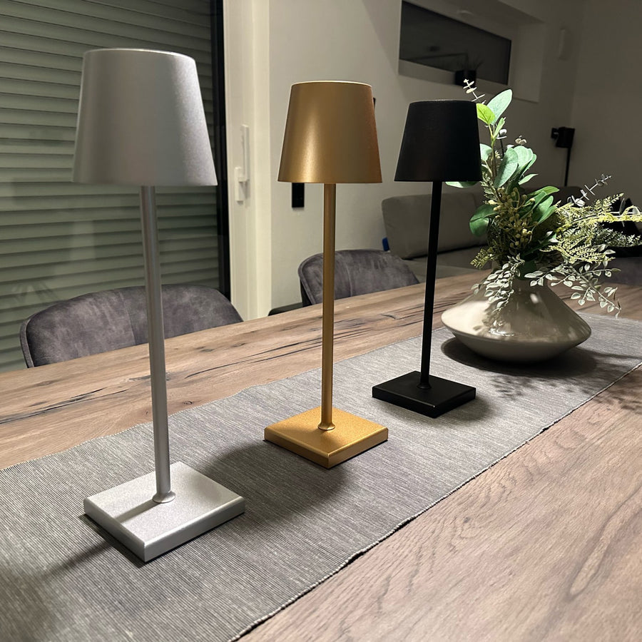 Rechargeable Wireless Table Lamp with Adjustable Brightness