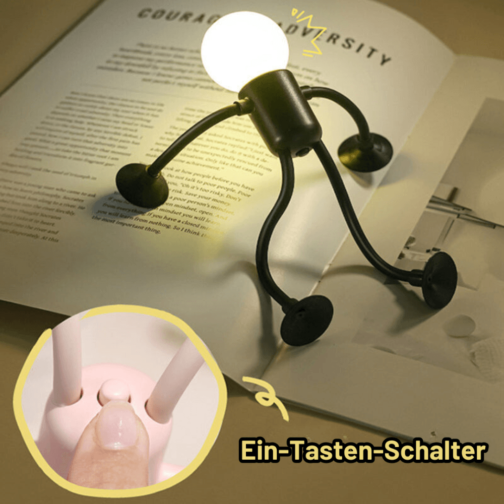 Flexible Poseable Sportsman Night Light with Warm LED
