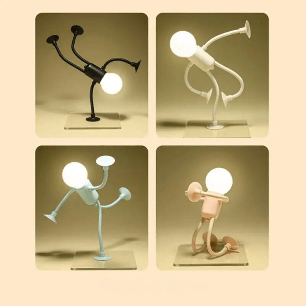 Flexible Poseable Sportsman Night Light with Warm LED