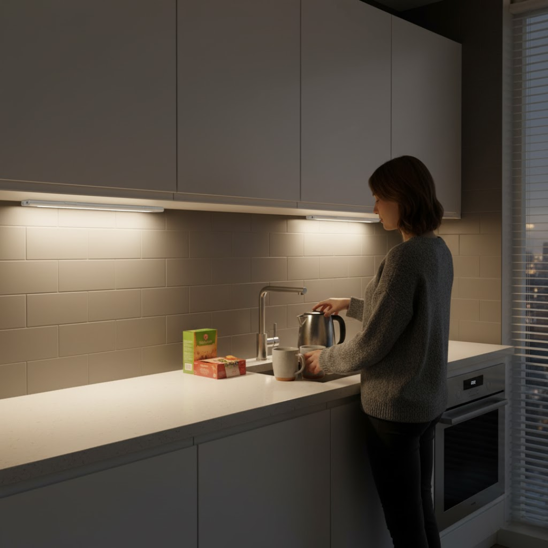 Wireless Motion Sensor Light with Rechargeable Battery