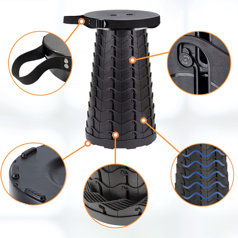 Foldable Portable Outdoor Stool for Camping and Festivals