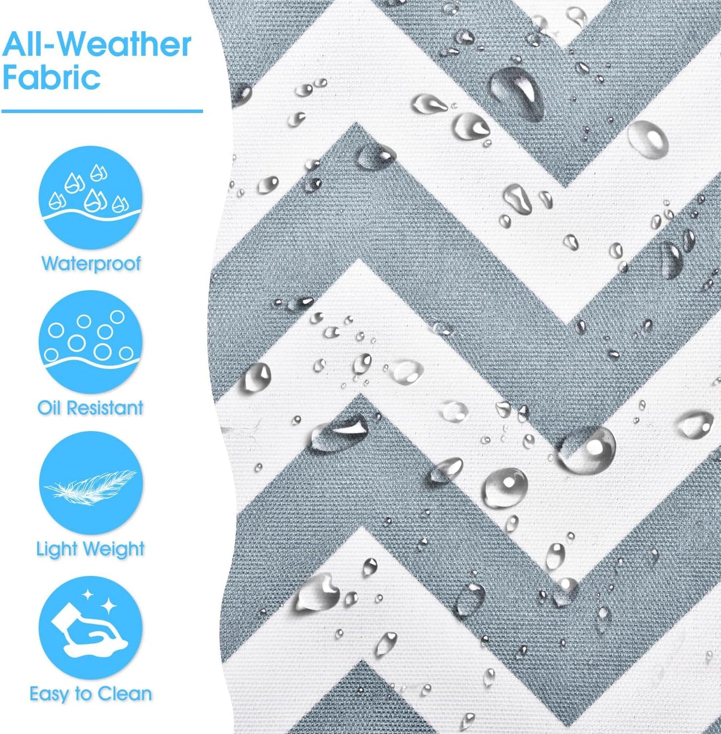 Waterproof Large Tote Bag with Zippered Storage and Side Pockets