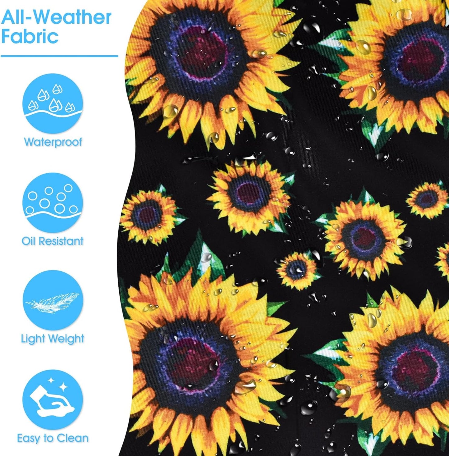Waterproof Large Tote Bag with Zippered Storage and Side Pockets