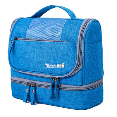 Large Capacity Hanging Toiletry Bag with Multiple Compartments