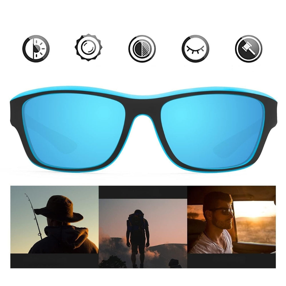 UV400 Sports Sunglasses with Adjustable Fit and Lightweight Design