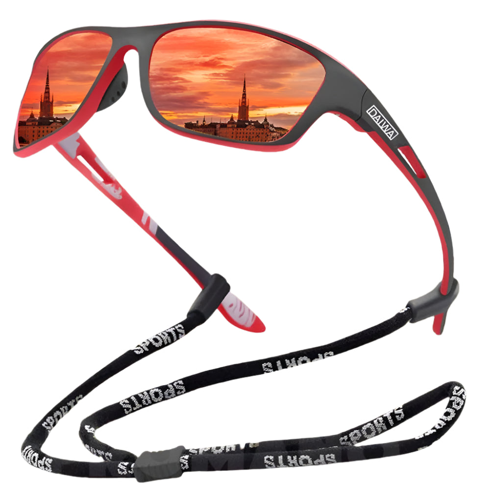 UV400 Sports Sunglasses with Adjustable Fit and Lightweight Design