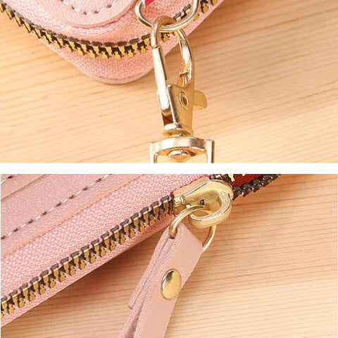 Anti-Theft Crossbody Bag with RFID Protection and Water-Resistant Compartments