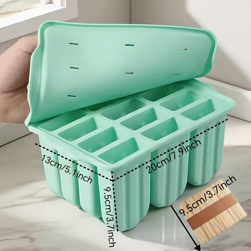 Silicone Ice Cream Mold with Multiple Compartments