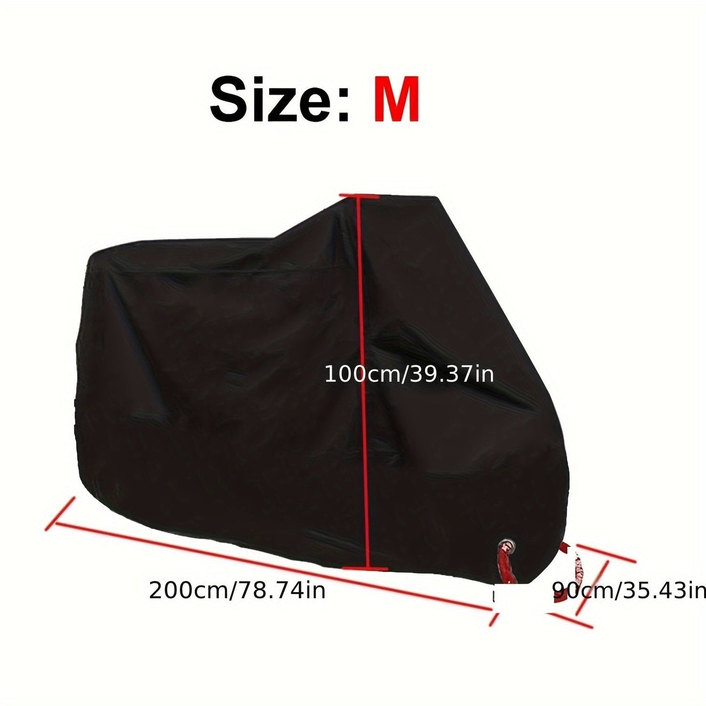 Heavy-Duty Polyester Bicycle Rain and Sun Cover