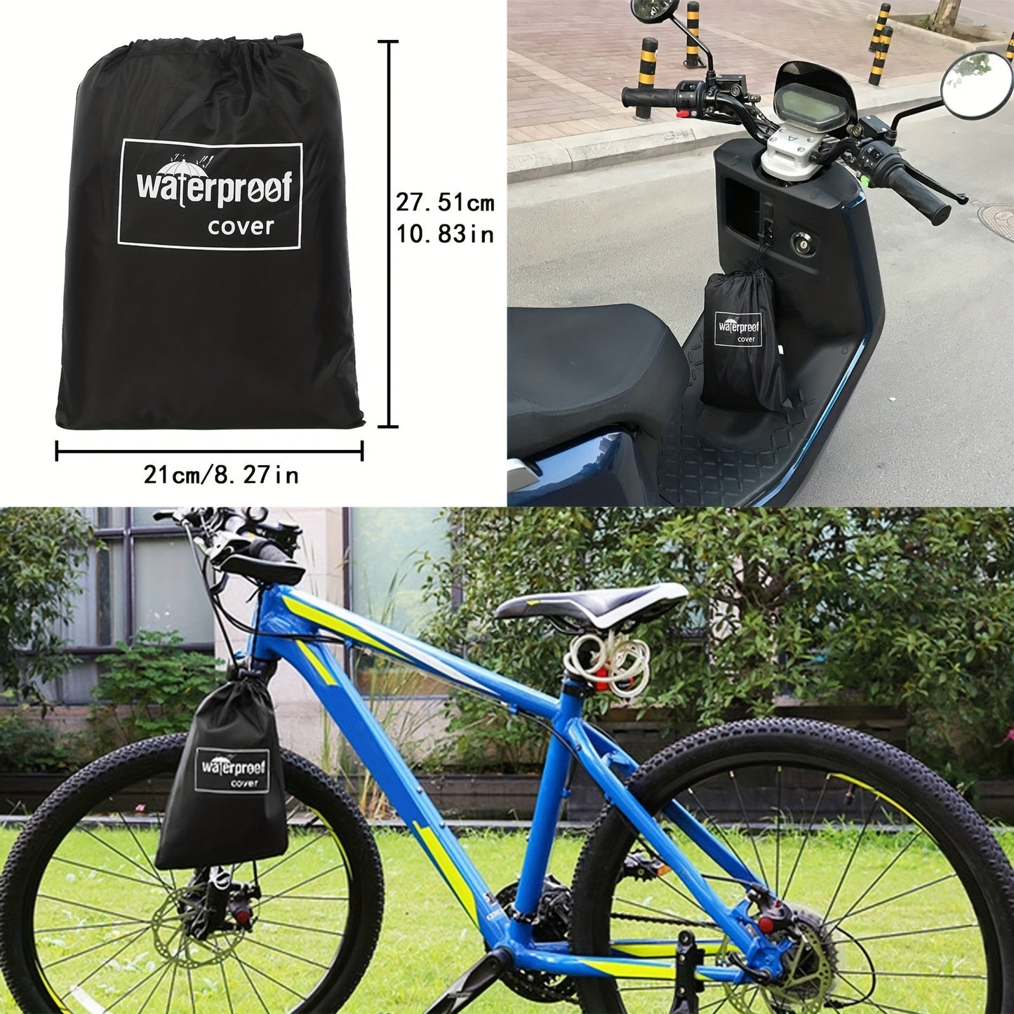 UV-Protected Polyester Bike Cover for Mountain and Road Bikes