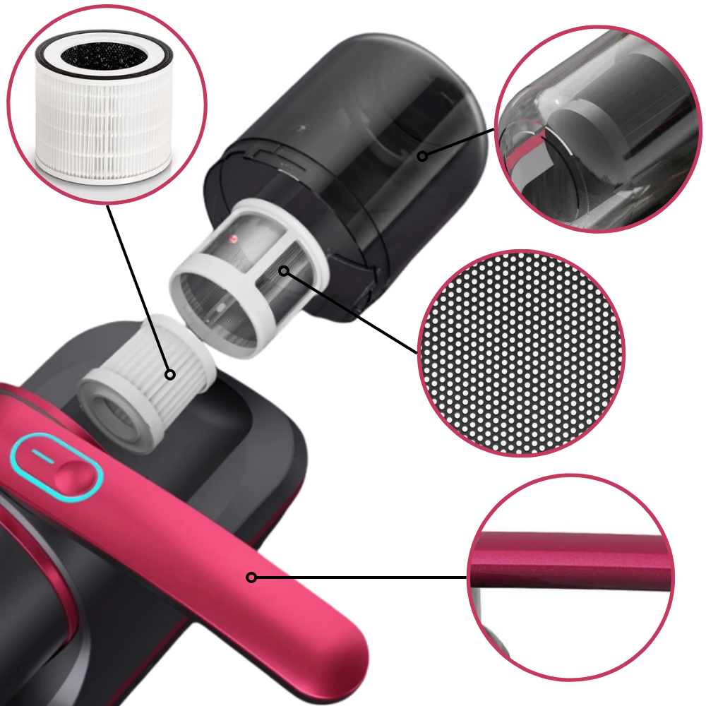 UV-C Wireless Vacuum Cleaner for Deep Cleaning Dust and Allergens