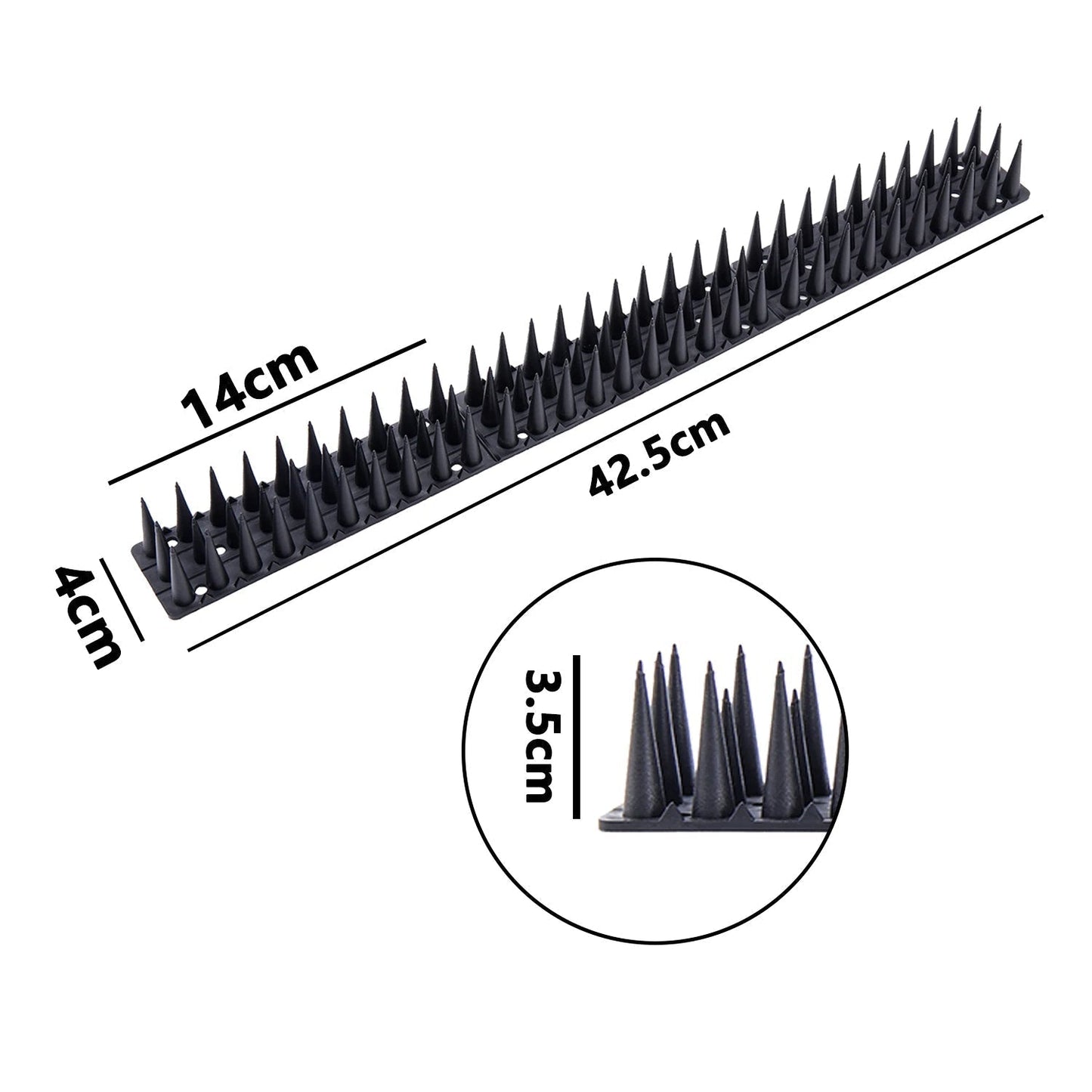 Plastic Bird Deterrent Spikes for Roofs and Balconies
