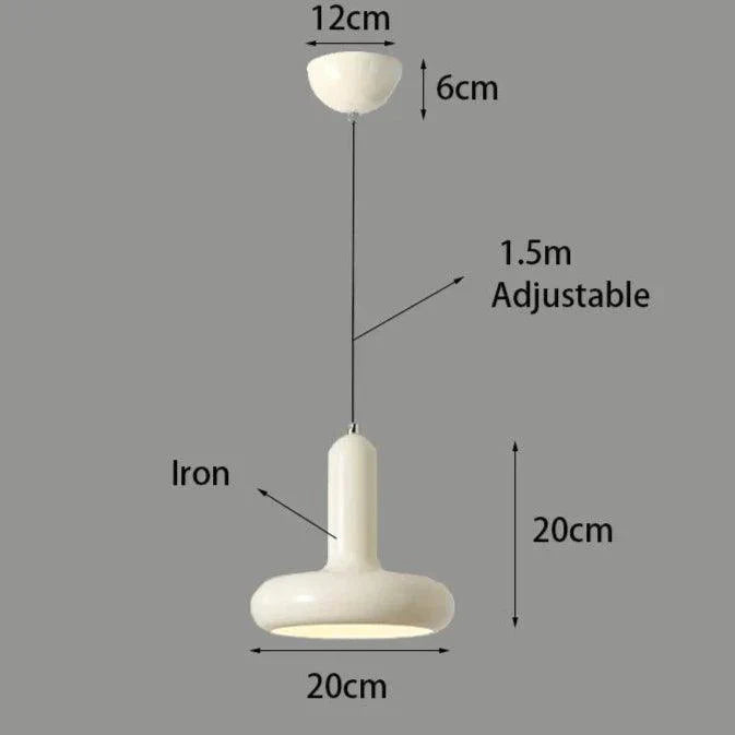 Scandinavian Style Colorful Pendant Light with LED Bulbs