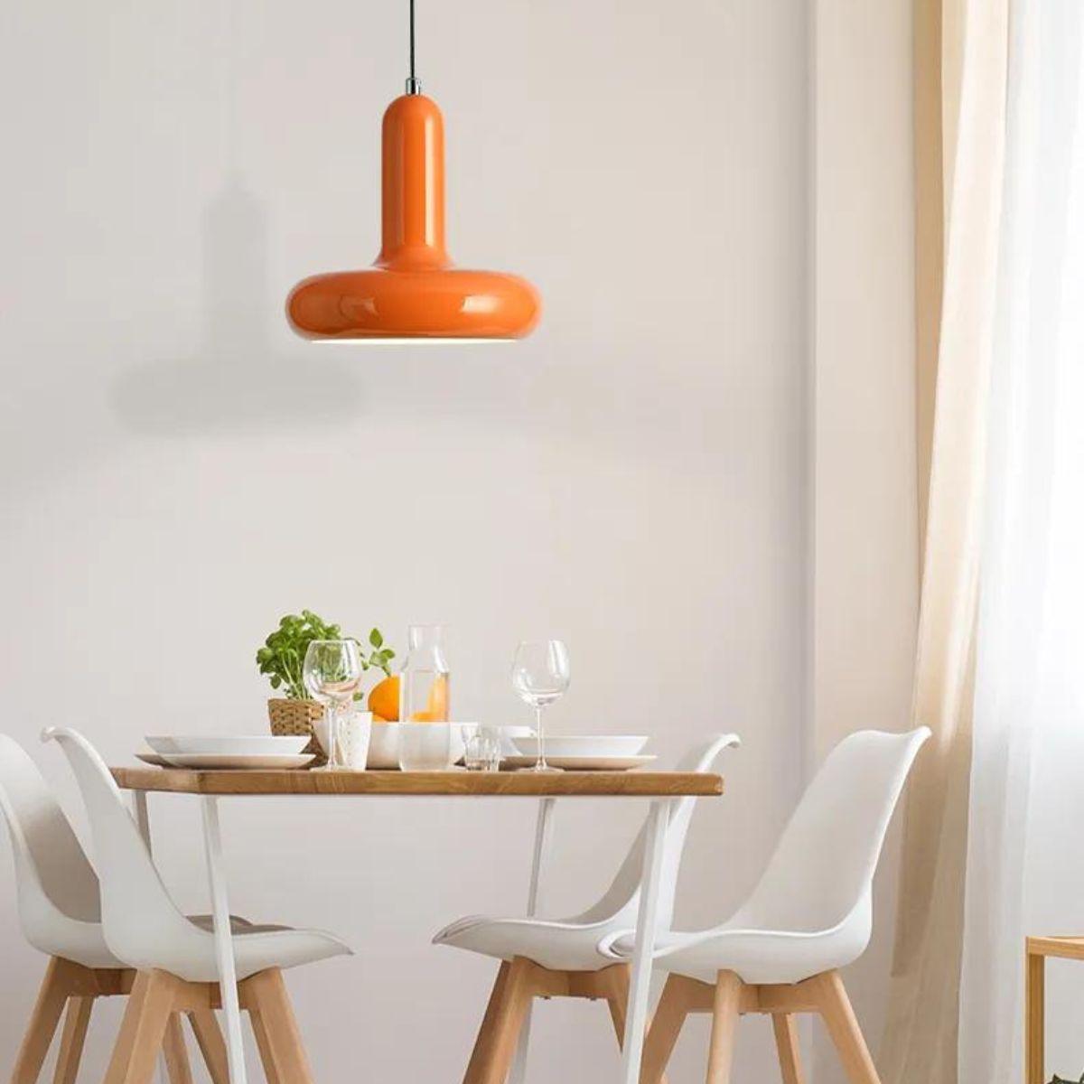 Scandinavian Style Colorful Pendant Light with LED Bulbs