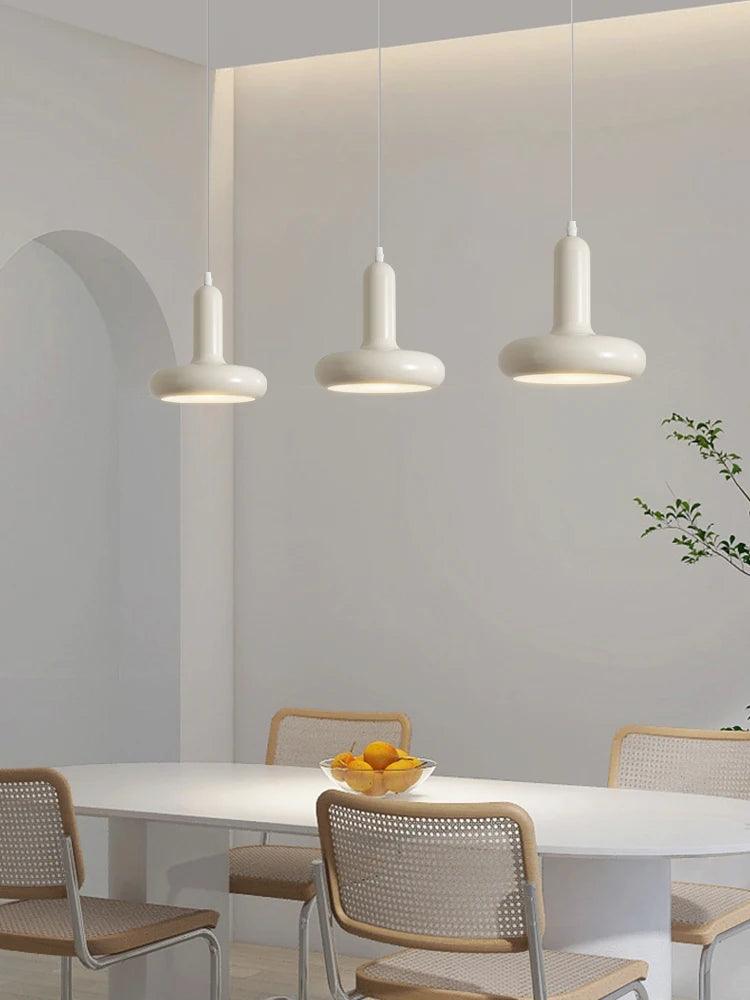 Scandinavian Style Colorful Pendant Light with LED Bulbs