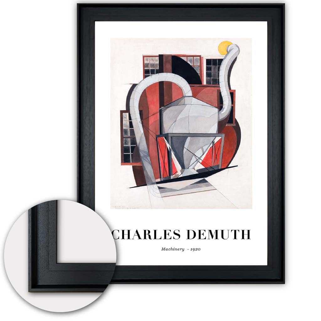 Digitally Optimized Art Print of Charles Demuth's Machines - 1920