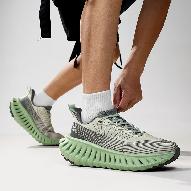 Men's Lightweight Breathable Running Shoes with Cushioned Support