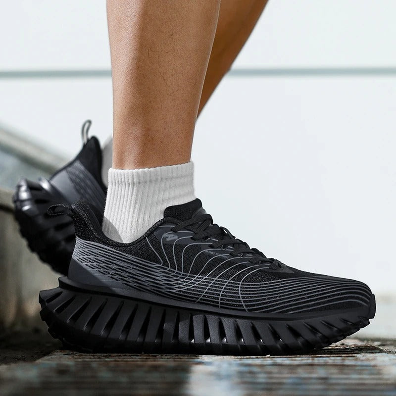 Men's Lightweight Breathable Running Shoes with Cushioned Support