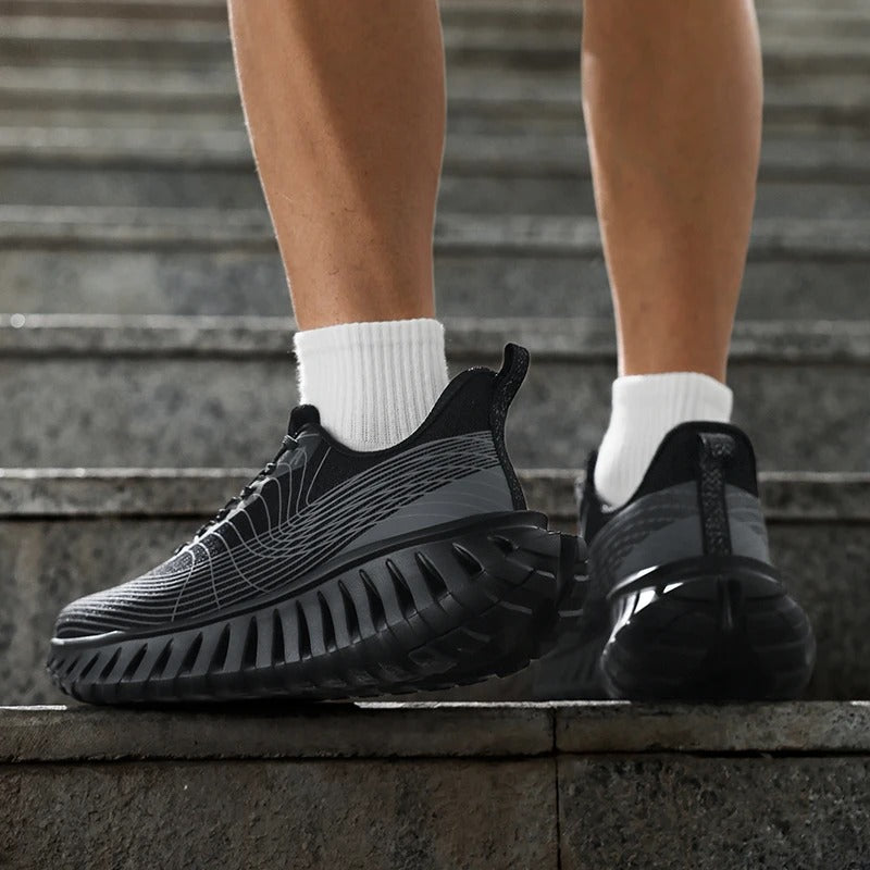 Men's Lightweight Breathable Running Shoes with Cushioned Support