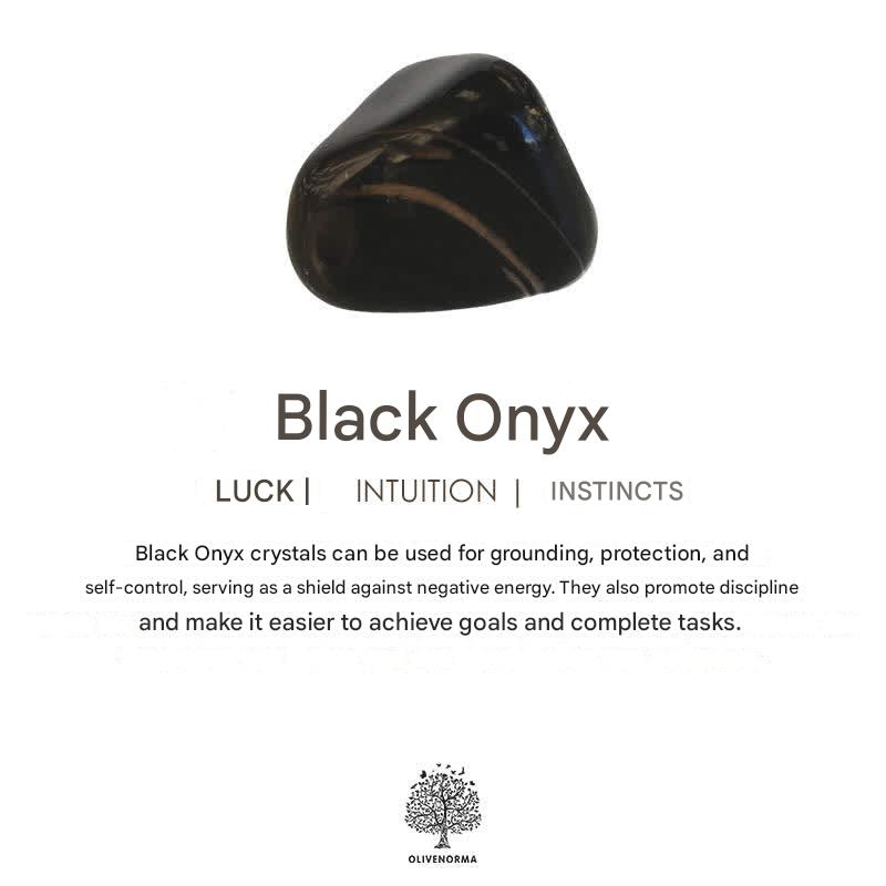 Matte Black Onyx Lava Stone Balance Bracelet
