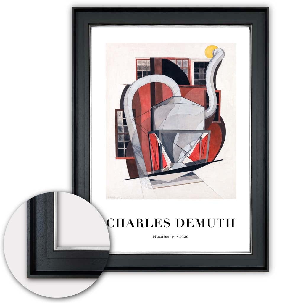 Digitally Optimized Art Print of Charles Demuth's Machines - 1920