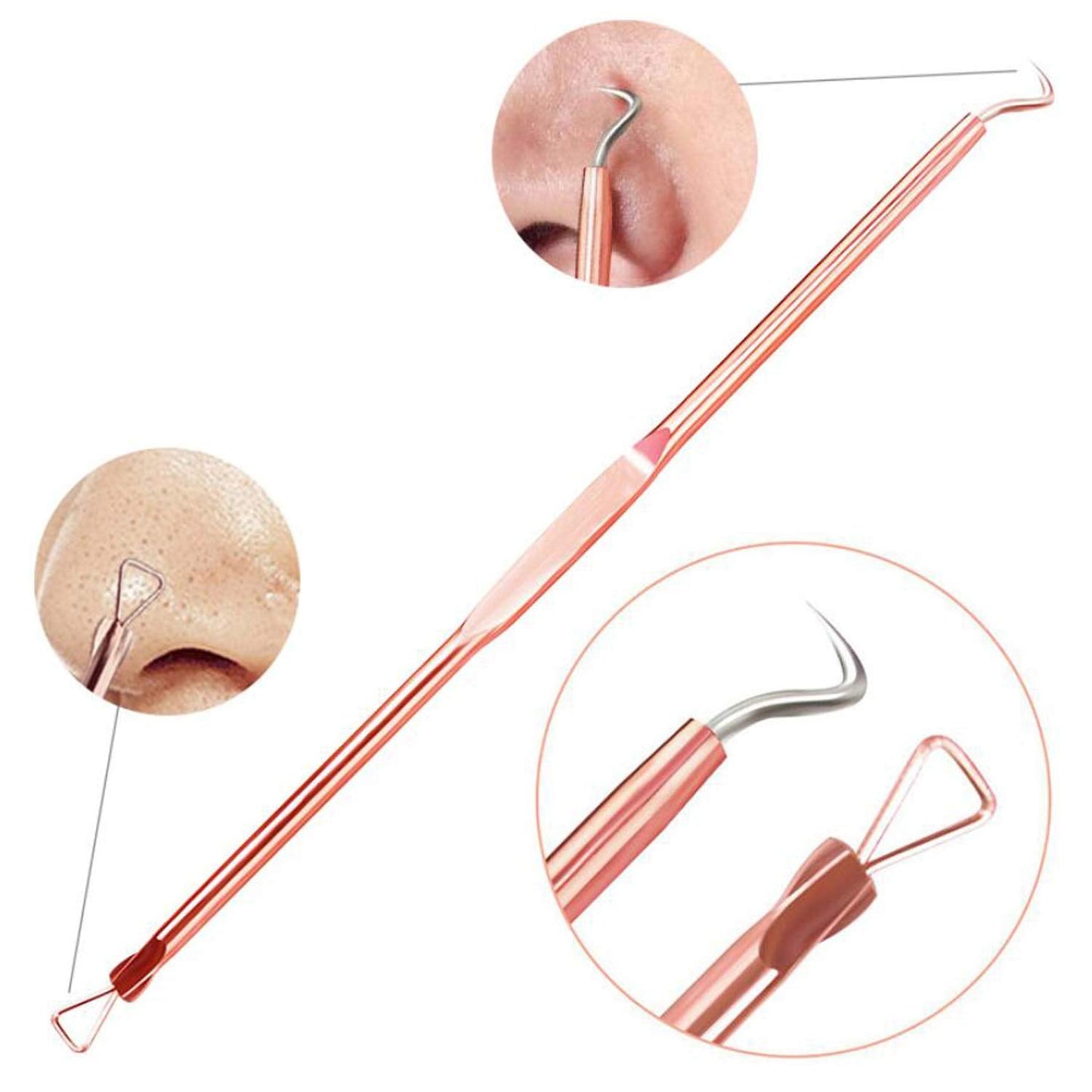 Blackhead Remover Comedone Extractor Kit with Protective Case
