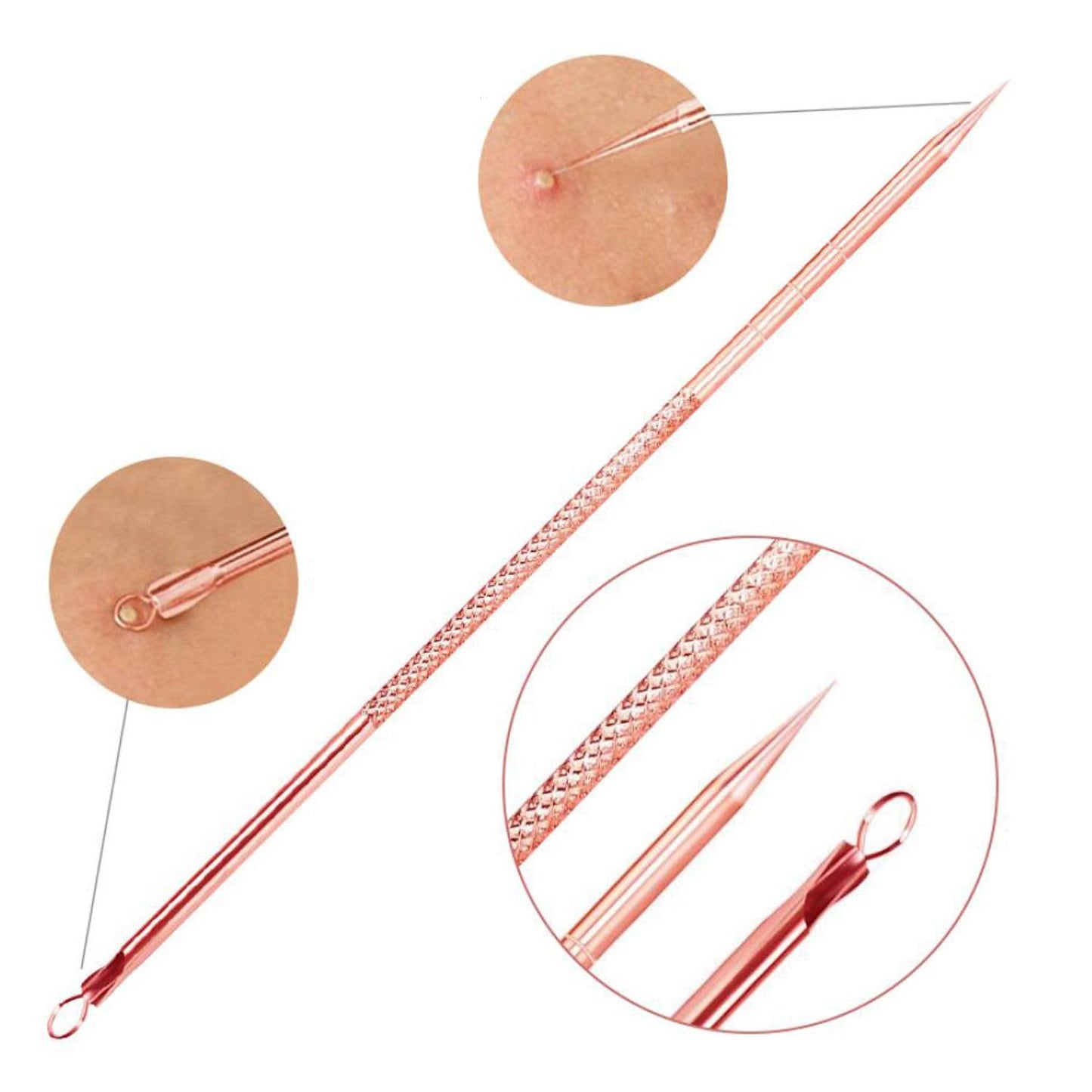 Blackhead Remover Comedone Extractor Kit with Protective Case