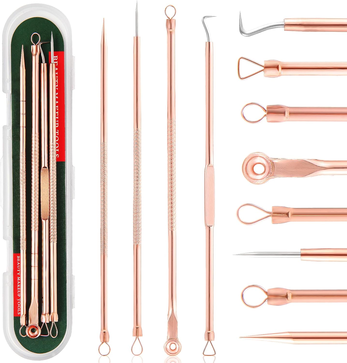 Blackhead Remover Comedone Extractor Kit with Protective Case