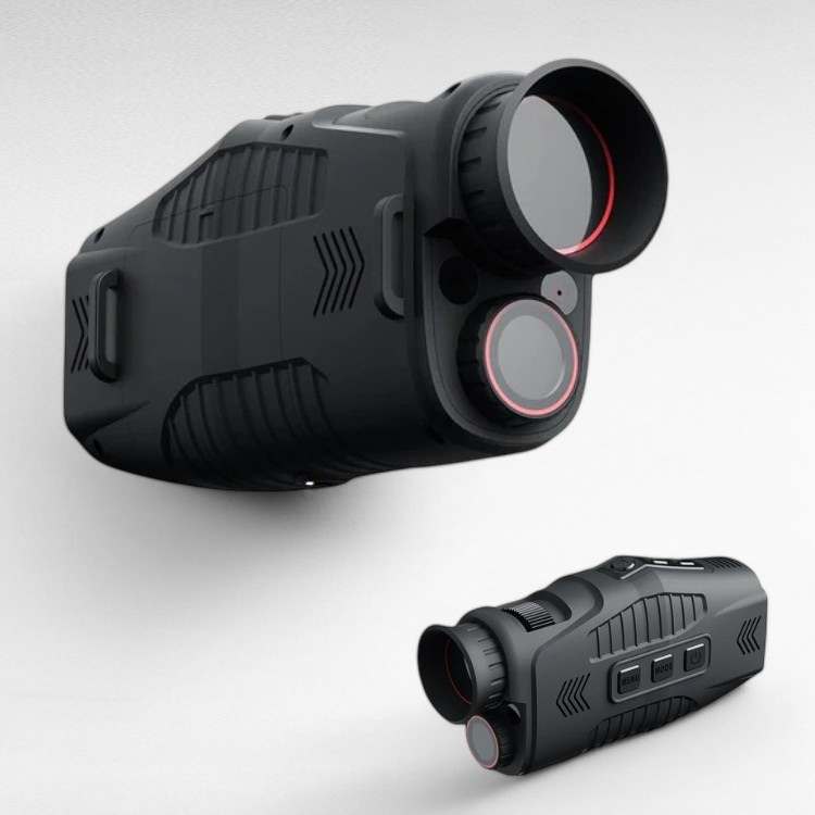 HD Night Vision Monocular with 10x Zoom and 850nm IR Illumination