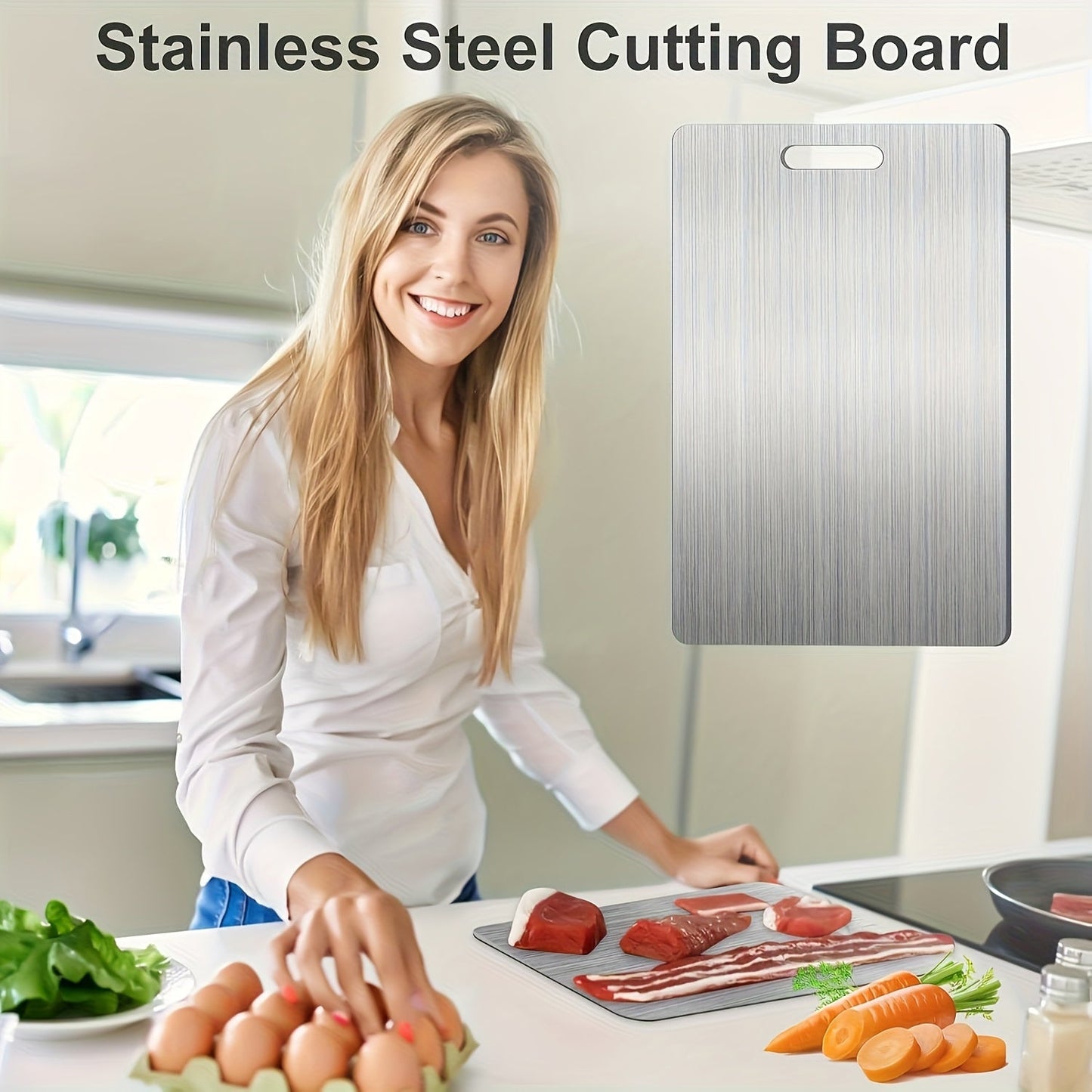 Premium Stainless Steel Cutting Board for Flavor Preservation