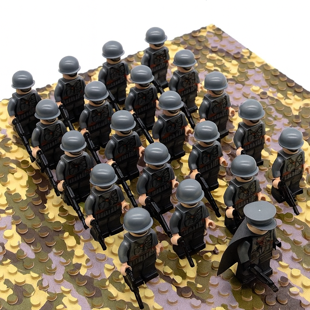 Historical Soldier Building Block Set for Creative Play