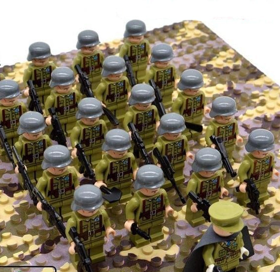 Historical Soldier Building Block Set for Creative Play