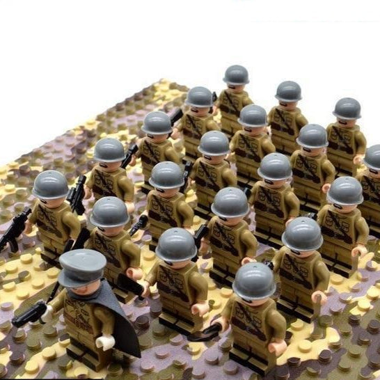 Historical Soldier Building Block Set for Creative Play