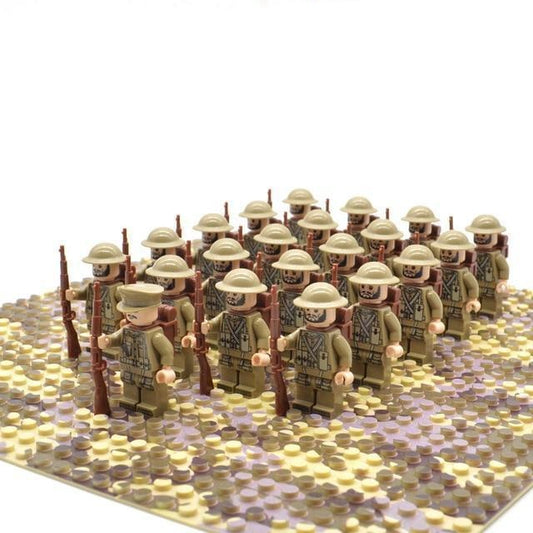 Historical Soldier Building Block Set for Creative Play