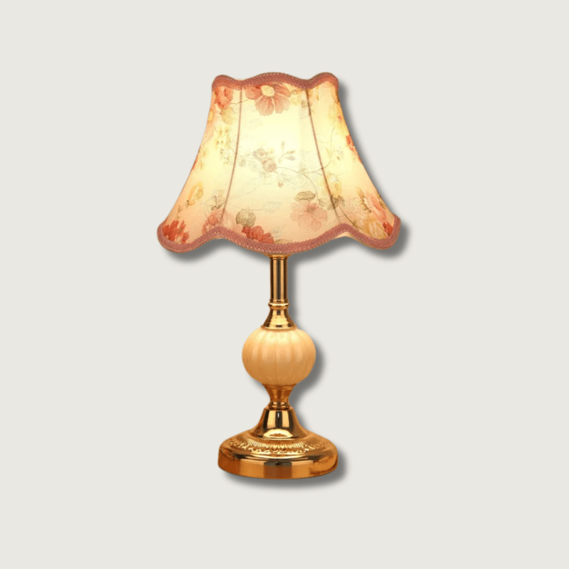Scandinavian Vintage Table Lamp with LED Light