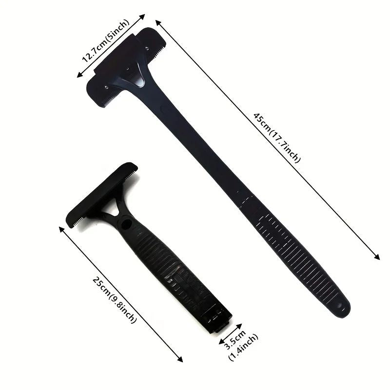 Men's Back Shaver with Extra Long Handle and Replaceable Blades