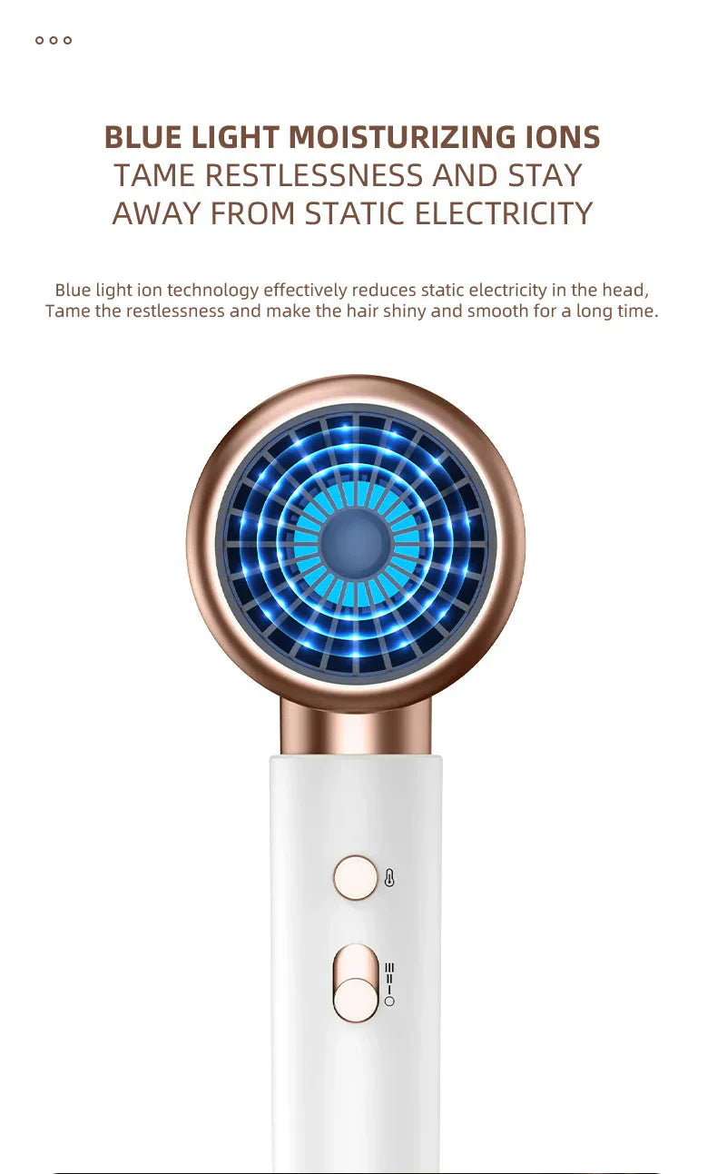 2400W Ionic Hair Dryer for Shiny, Frizz-Free Hair